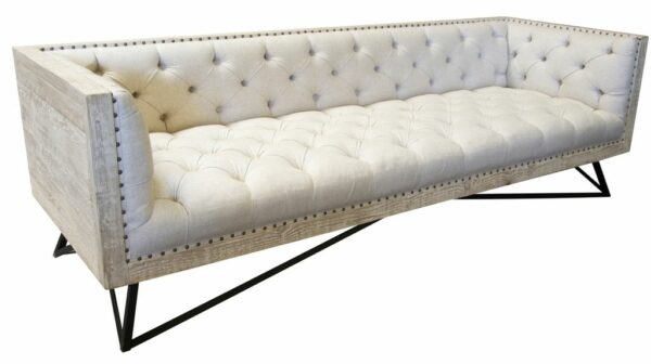 Byron Sofa Reclaimed Lumber/Steel Base