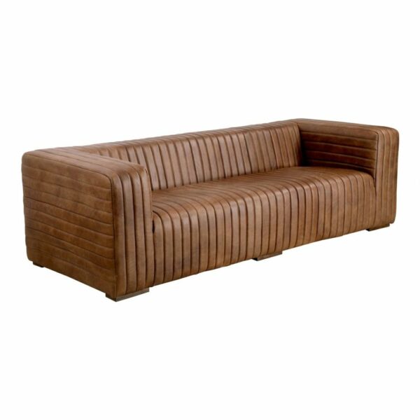 Castle Sofa Open Road Brown Leather