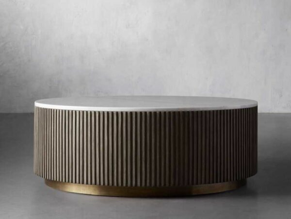 Finnley Grey Round Coffee Table