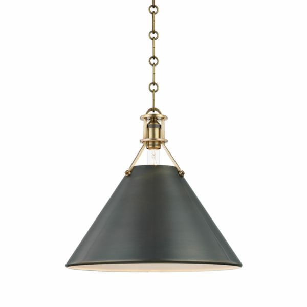 Metal No.2 1 Light Large Pendant