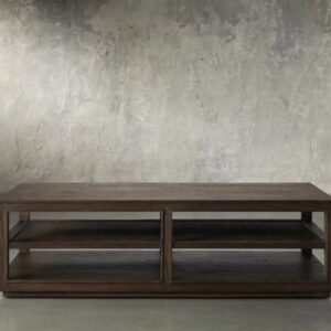 Pearson 56" Cane Coffee Table In Bastian Brown