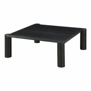 Post Coffee Table Black Oak