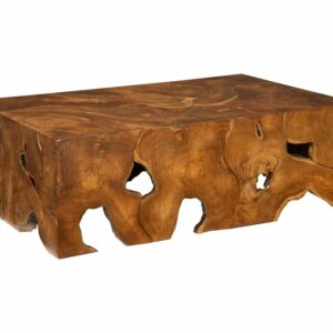 Teak Slice Coffee Table