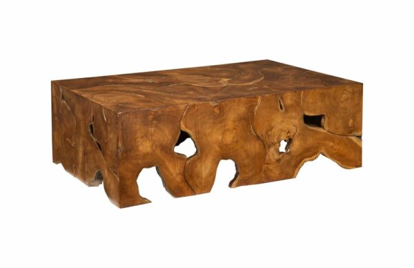 Teak Slice Coffee Table