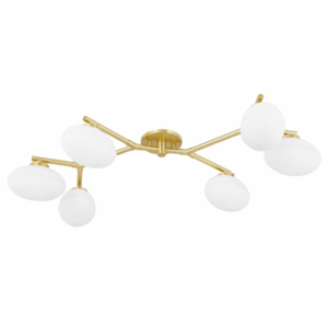 Wagner 6 Light Semi Flush